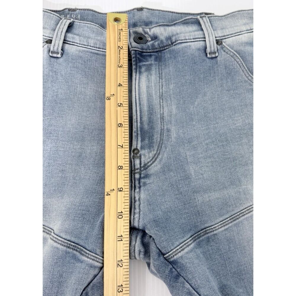 G Star Raw Men's Blue Jeans Size 34x30 (Fit 34x29) 5620 3D Zip Knee Skinny Denim - Picture 5 of 13